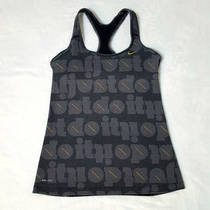 Nike Dri-Fit Printed Racerback Tank Size Small